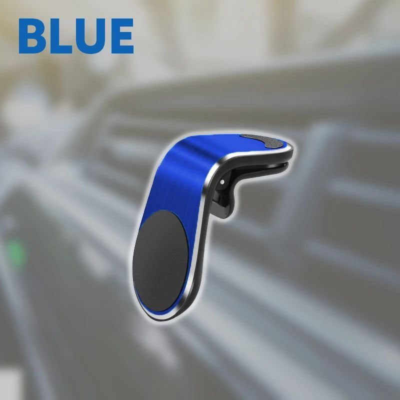 Universal 360 Degrees Rotation L-Shape Magnetic Car Phone Holder