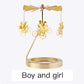 Boys Girls Candle Carousel