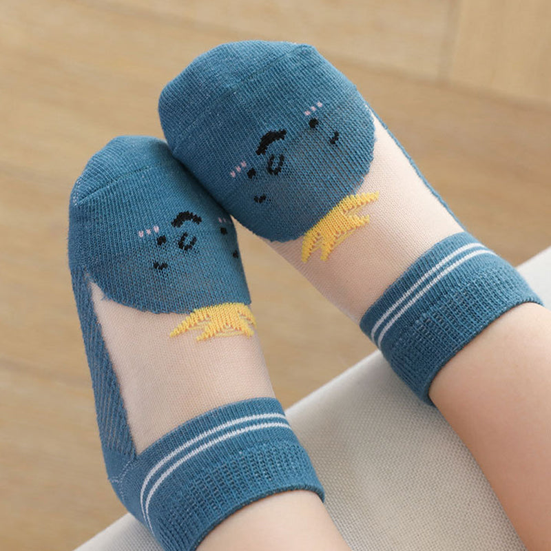 Children's Summer Thin Socks (five Pairs)