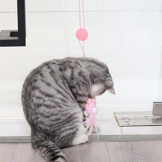 Felt Cat Toy Hanging Door