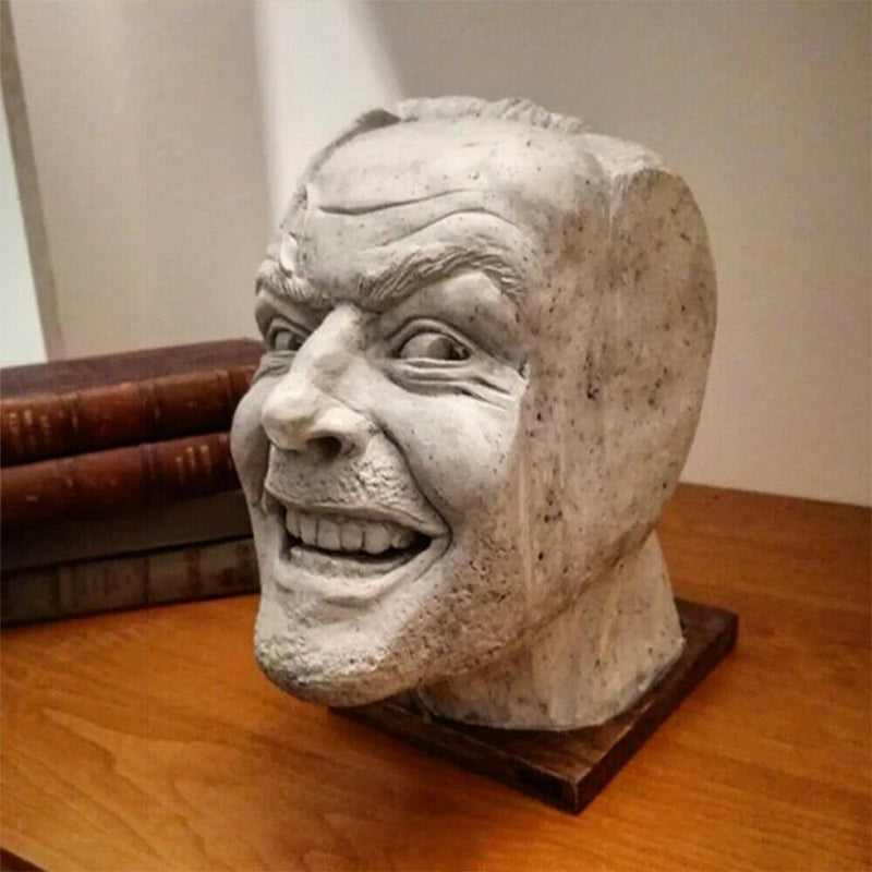 Resin Bookend Johnny Sculpture