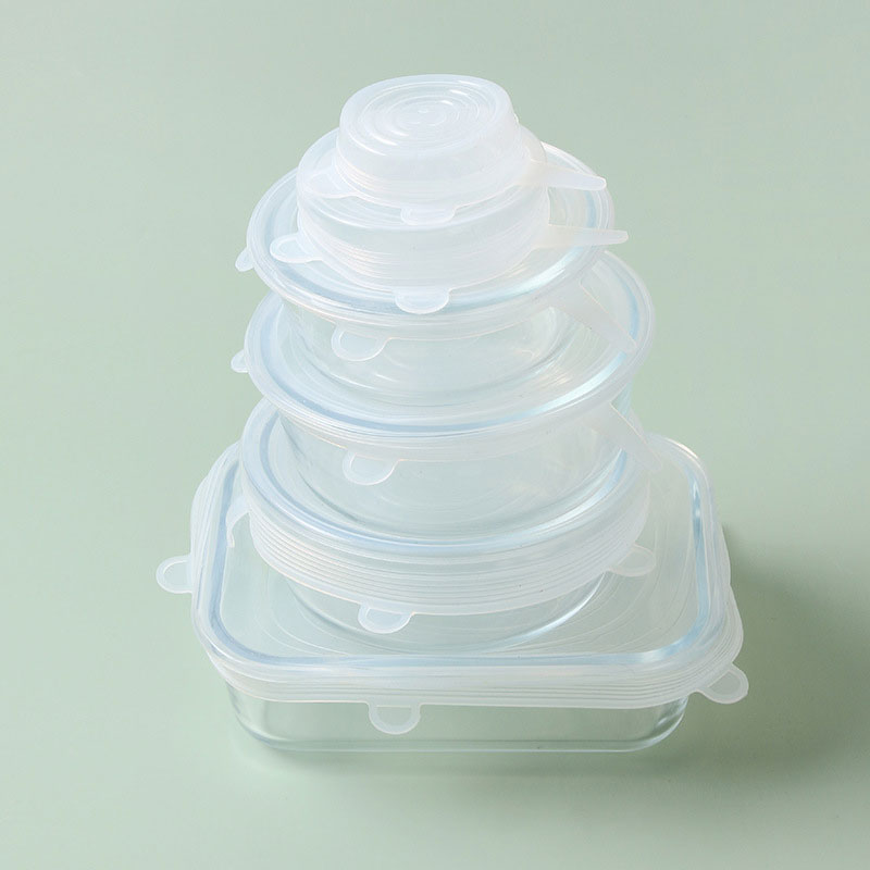 Food Grade Silicone Fresh Cover (A set of six )