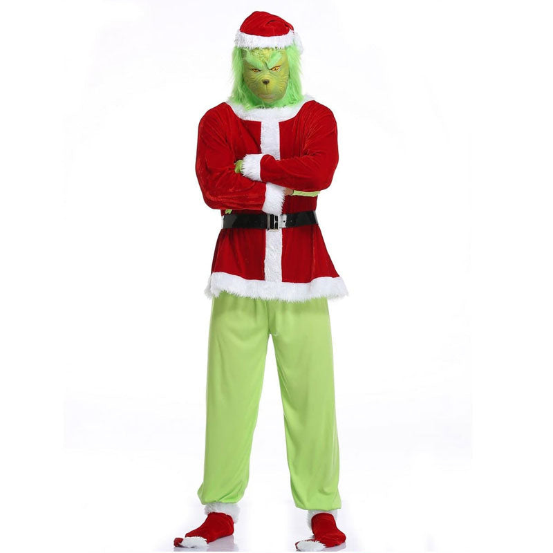 Christmas Grinch Santa Costume