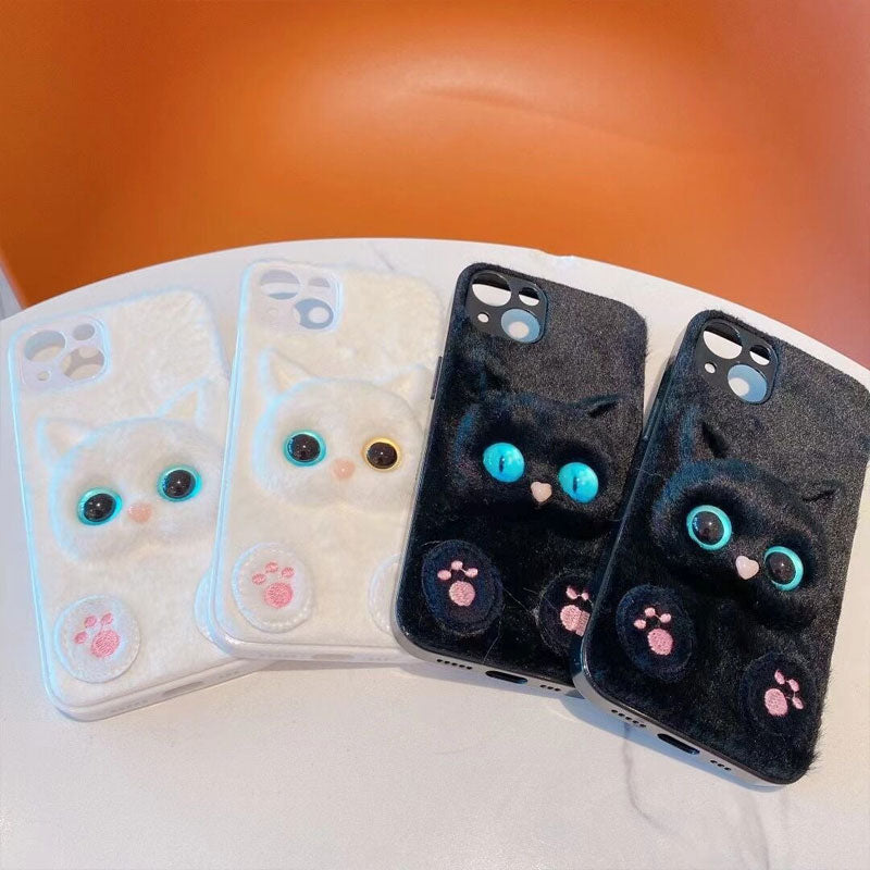 3d Cartoon Cat Phone Case