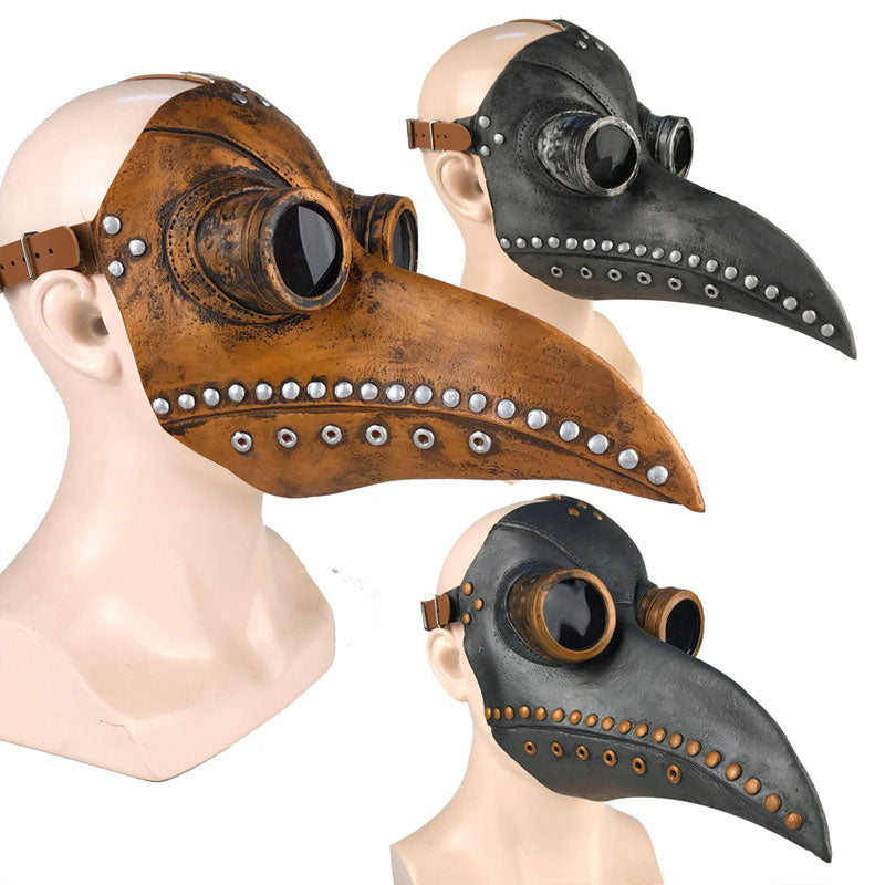 HALLOWEEN MEDIEVAL STEAMPUNK PLAGUE DOCTOR BIRD MASK