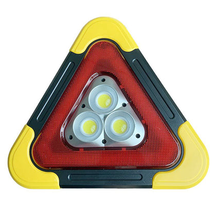 Sun Powered Triangle Warning Light