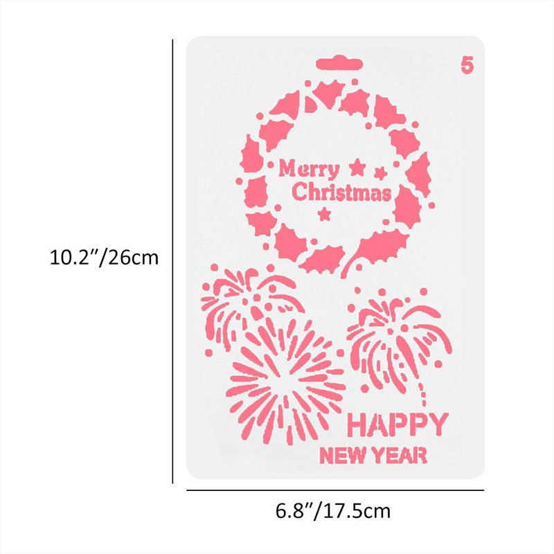 Christmas DIY Drawing Stencils