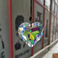 Crystal Heart Prism Pendant