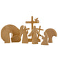 Easter Scene Wooden Decoration