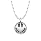 Folbom-Smiley Titanium Steel Necklace