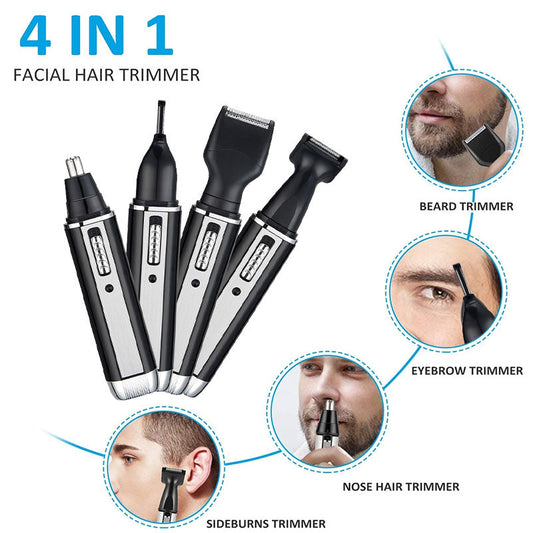 Electric Four-In-One Nose Hair Shaver