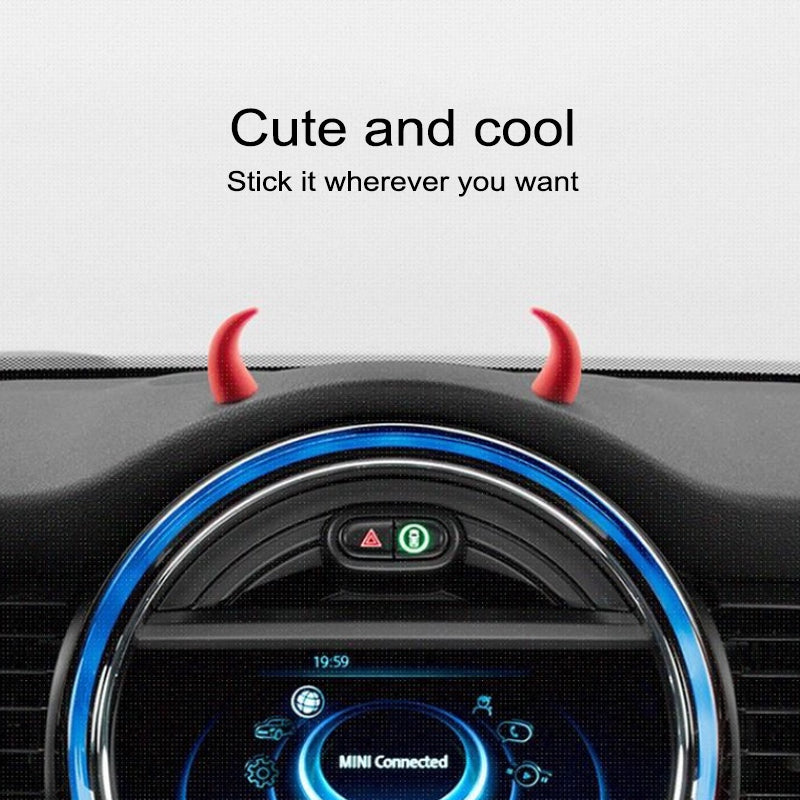 👿Devil's Horn Creative Decorative Sticker