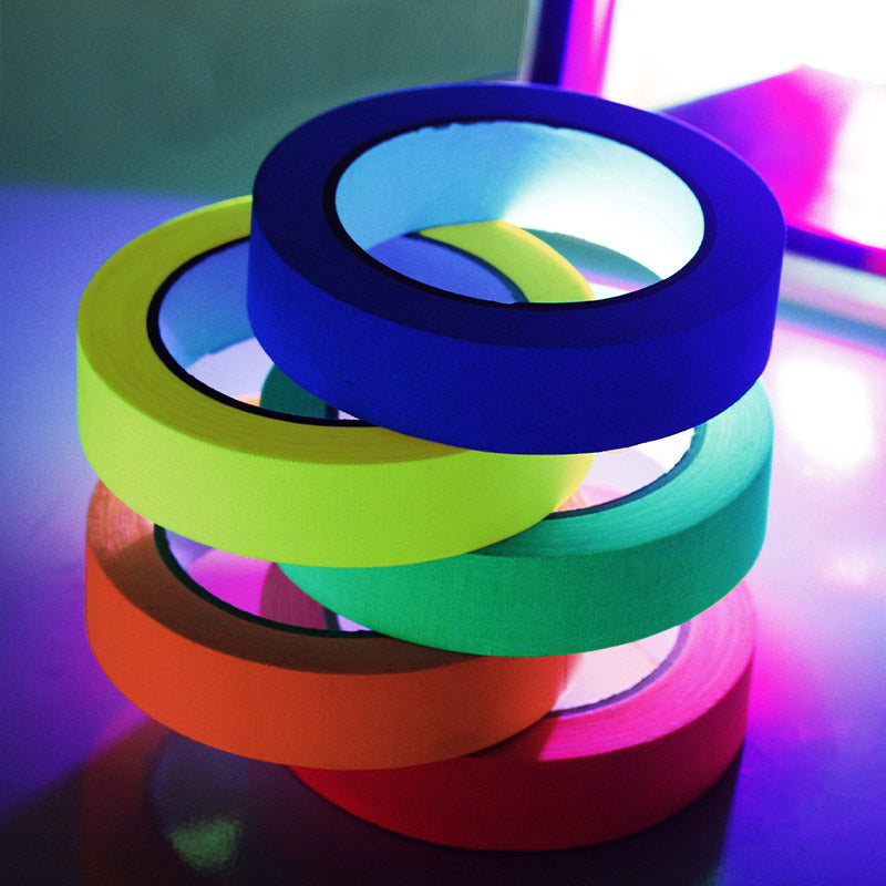 6 Colors Fluorescent Cloth Tape