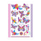 Fluorescent Butterfly Tattoo Sticker