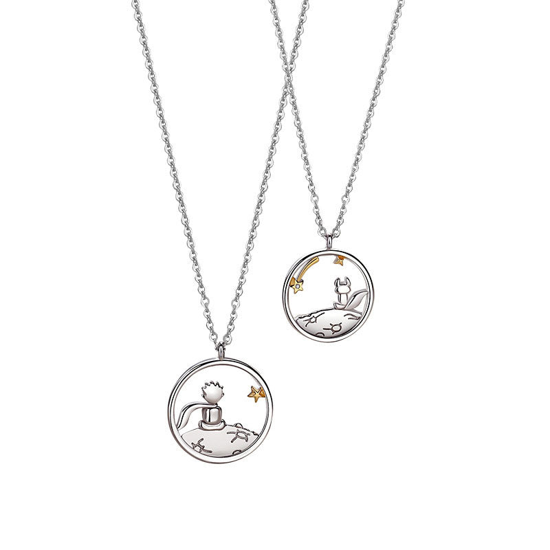 Little Prince And Fox Necklace
