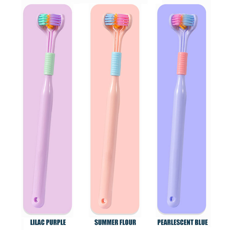 Three Sides Toothbrush Macaron Color