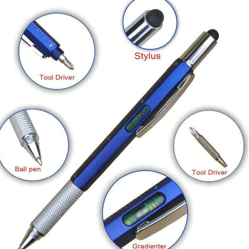 6 in 1 Multi-functional Stylus Pen