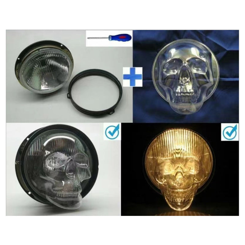 Skull Headlight Covers for Car