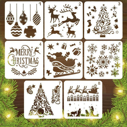 Christmas DIY Drawing Stencils