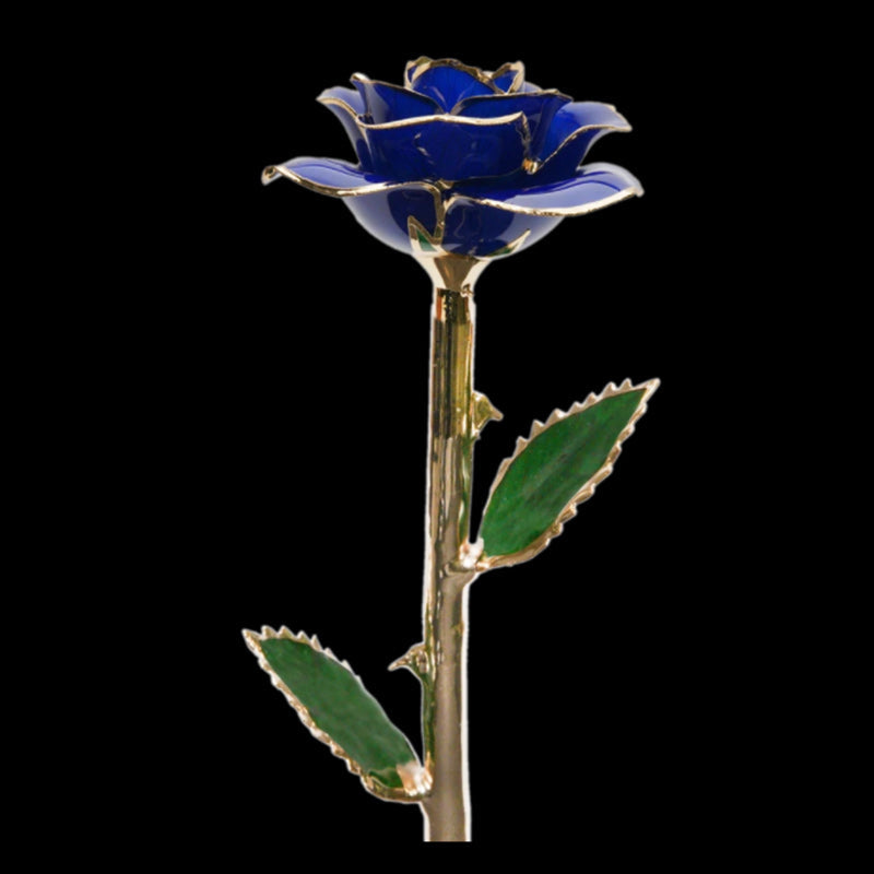 24k Gold Plated Roses - RED