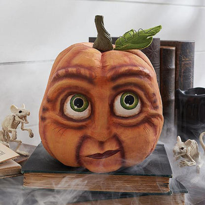 Halloween Ornament Artificial Pumpkin Statue