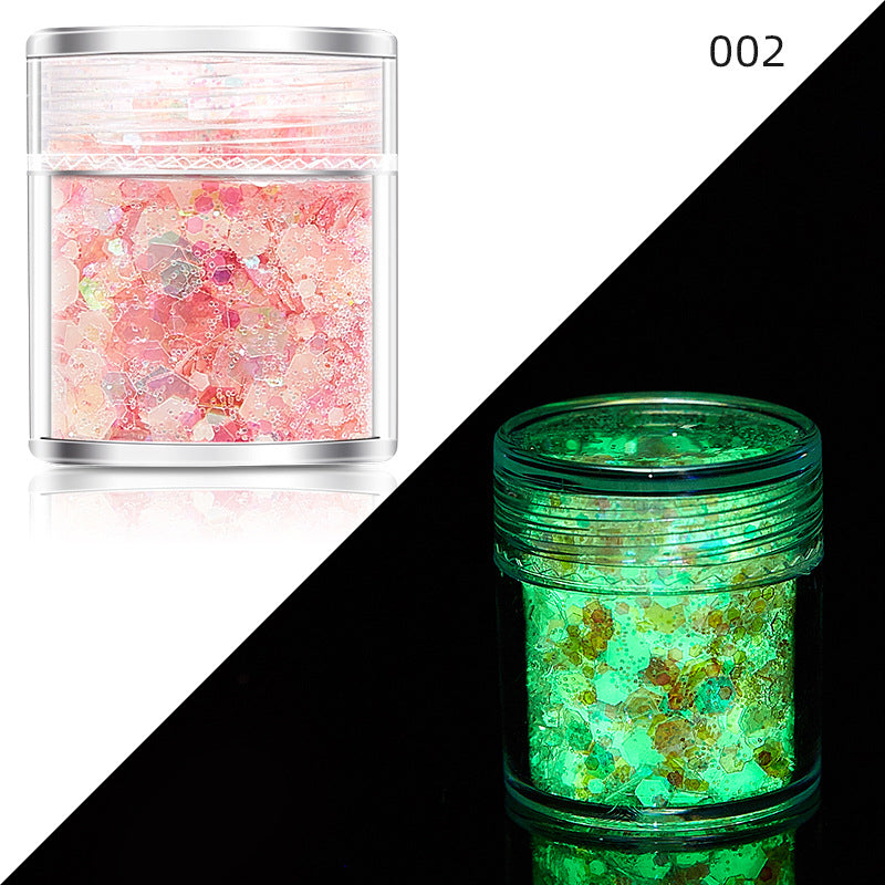 Luminous Pink Sequins