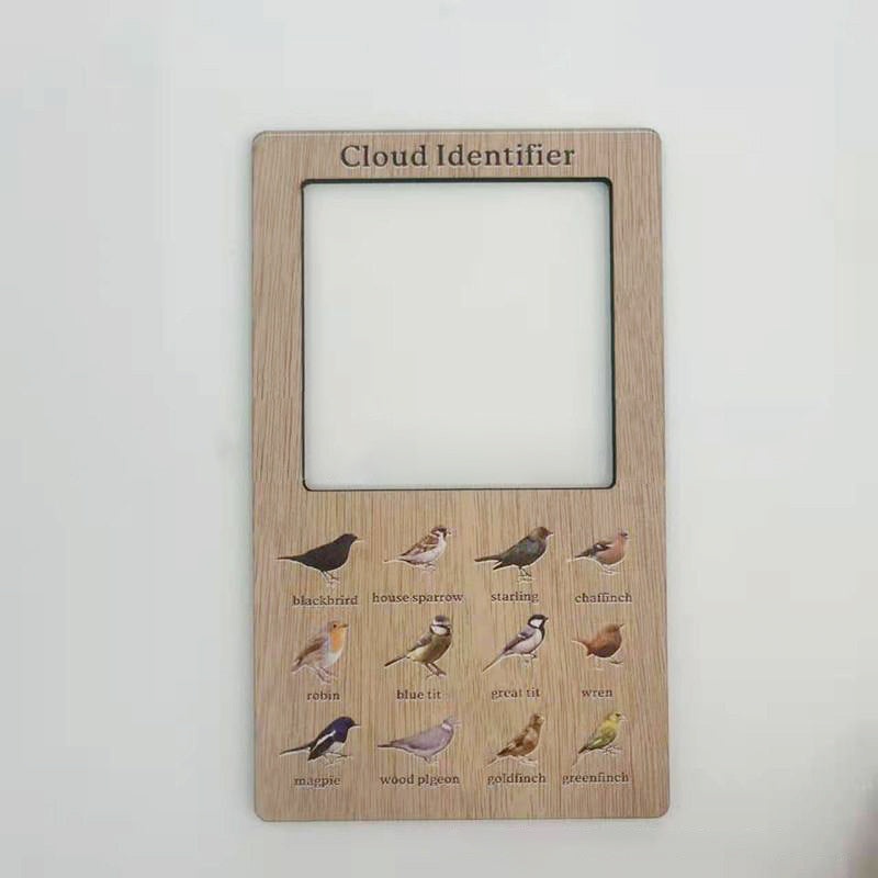 Wooden Cloud Identifier