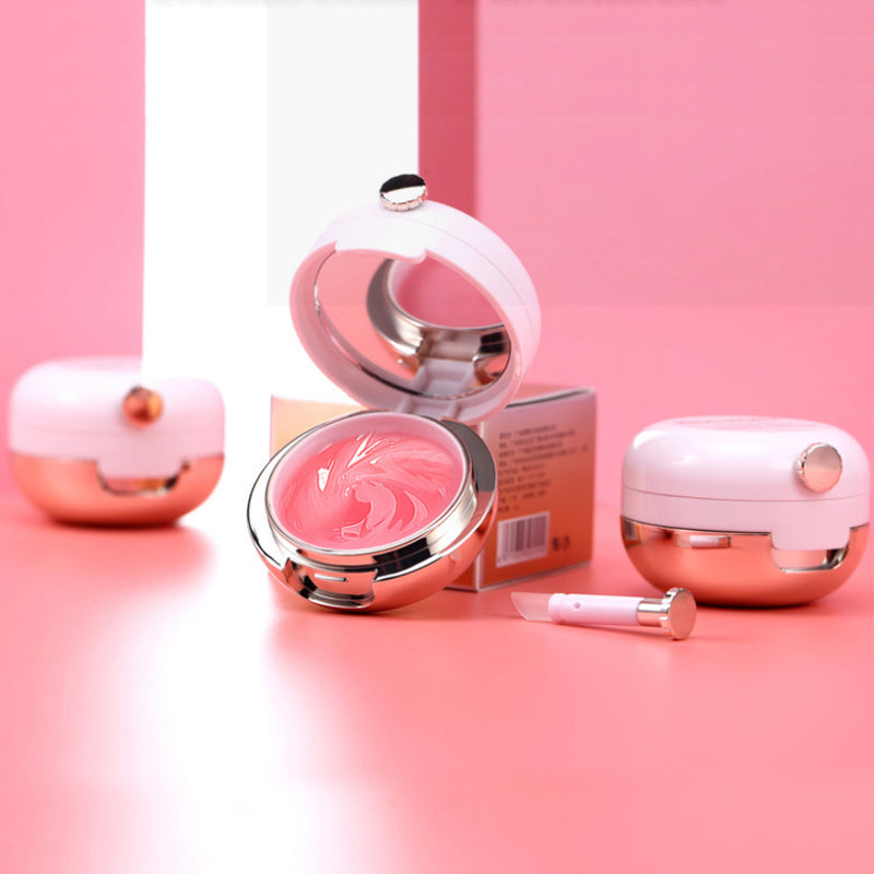 Air Cushion Moisturizer Lip Mask, Prevention Dry and Crack Lip Built-in Lip Brush