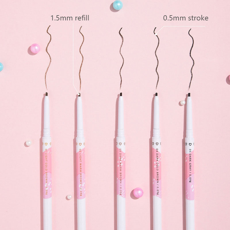 Sweatproof Super Fine Double Headed Eyebrow Pencil