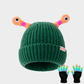🔥Winter Parent-Child Cute Glowing Little Monster Knit Hat/Cute glowing little monster knitted hat