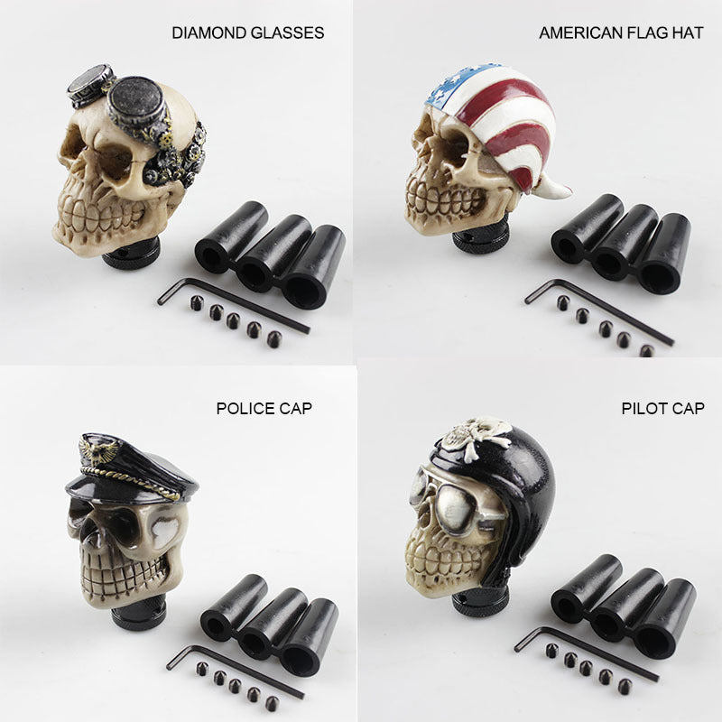 Universal Car Gear Shift Knobs Skull Head