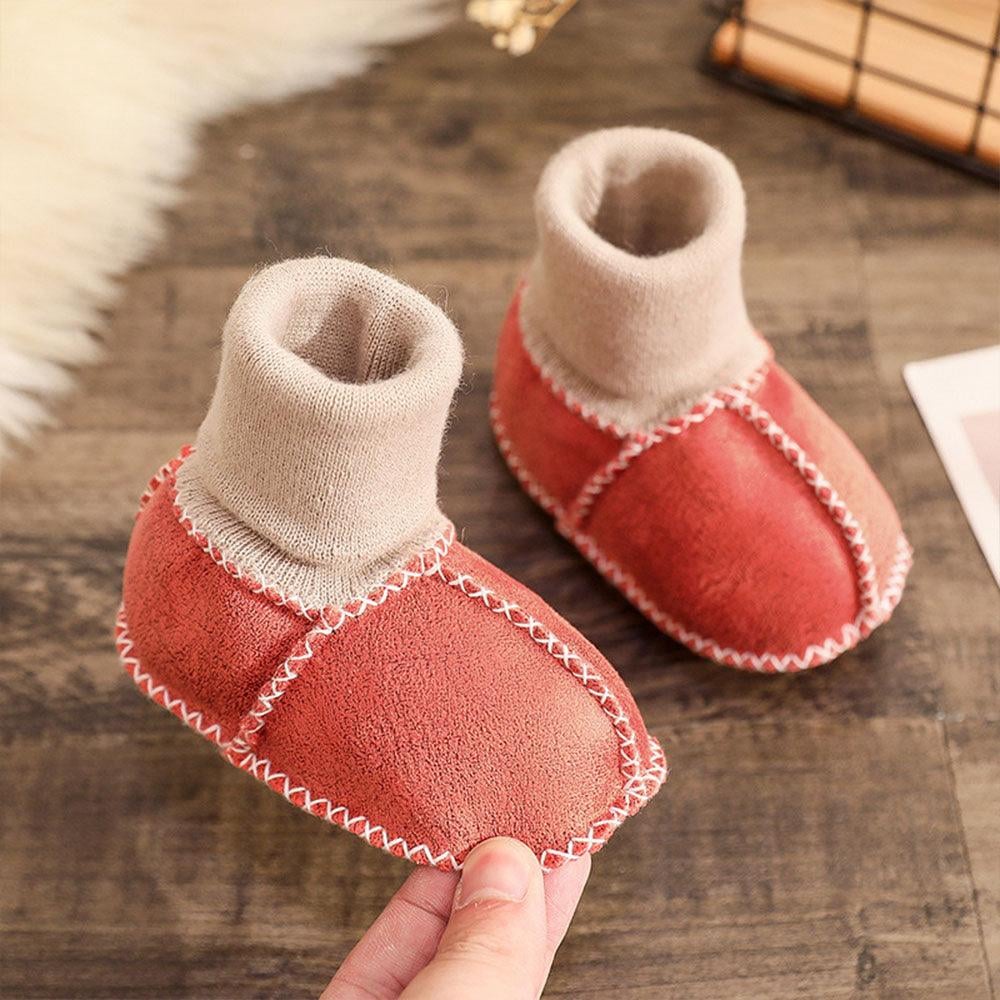 🌈Multiple Colors - 👶Warm Fur Baby Sock Shoes