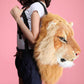 Fashion Lion & Tiger Head Backpack Multifunc Outdoor Bags