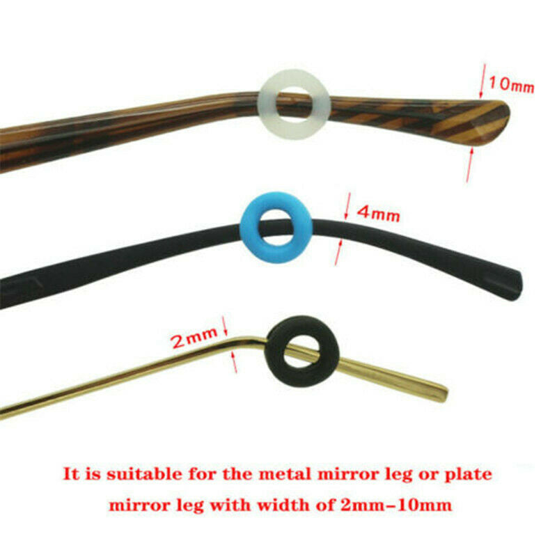 Round Silicone Eyeglasses Temple Grips