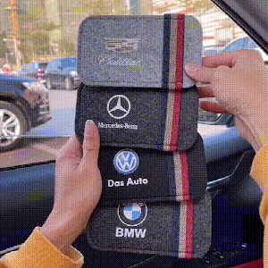 Car Visor Sunglasses Leather Holder