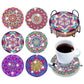 Sets de dessous de verre en diamant, dessous de verre en peinture diamant/Diamond Crafts Coasters Diamond Painting Coasters