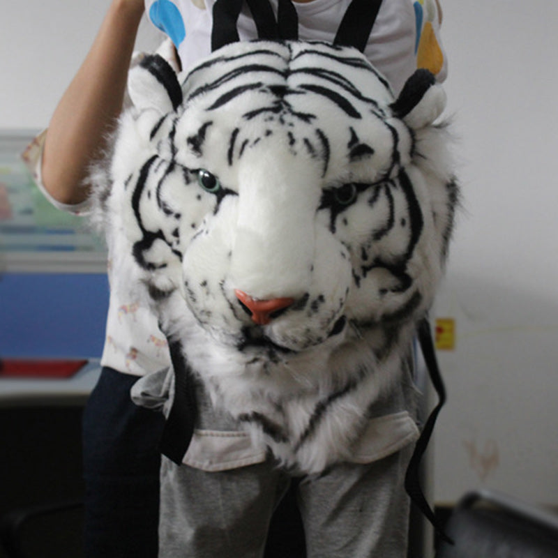 Fashion Lion & Tiger Head Backpack Multifunc Outdoor Bags