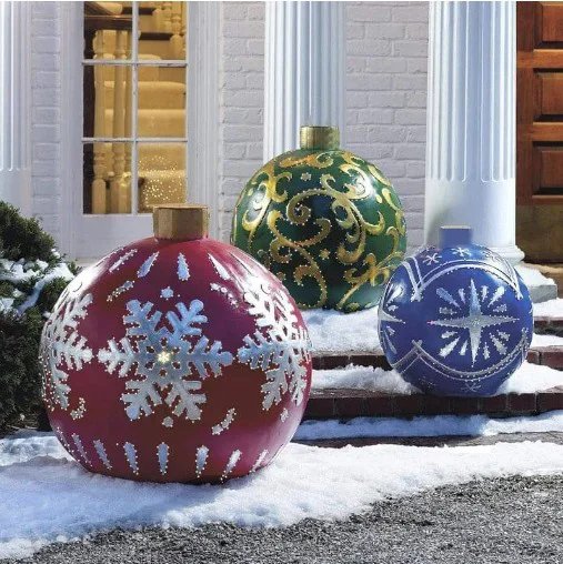 🎄Outdoor Christmas PVC inflatable Decorated Ball