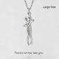 Men And Woman Embrace Clavicle Chain Necklace