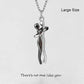 Men And Woman Embrace Clavicle Chain Necklace
