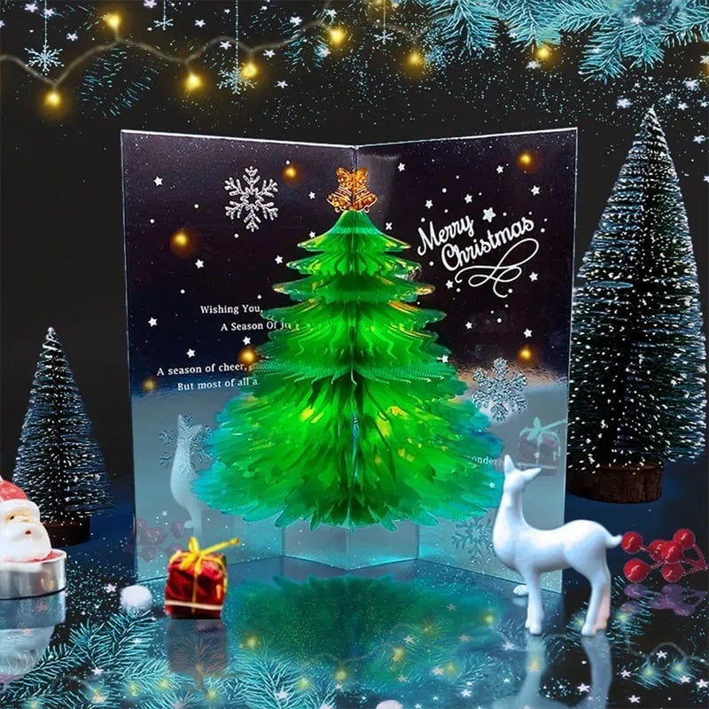🎁Big Sale 49% Off🔥Christmas Tree 3D Pop-Up Card