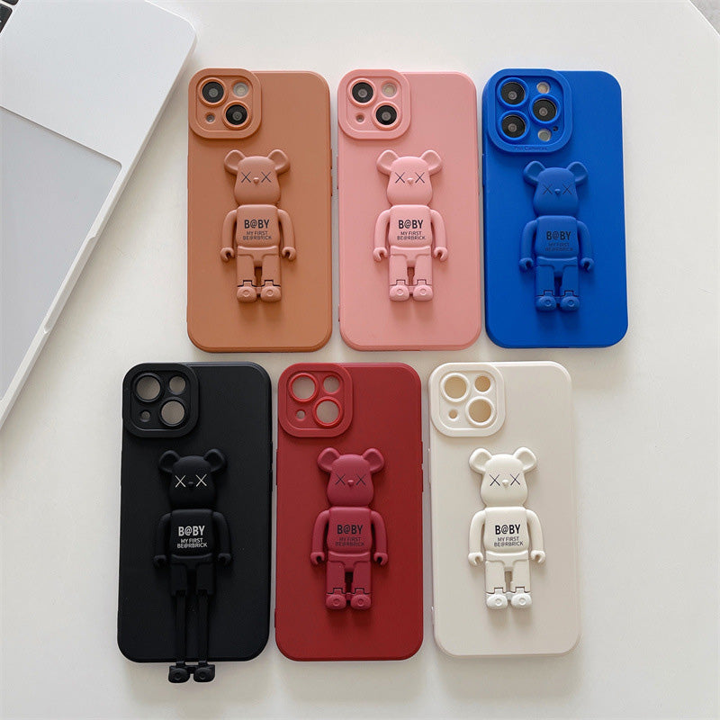 Violence Bear Doll Holder Mobile Phone Case