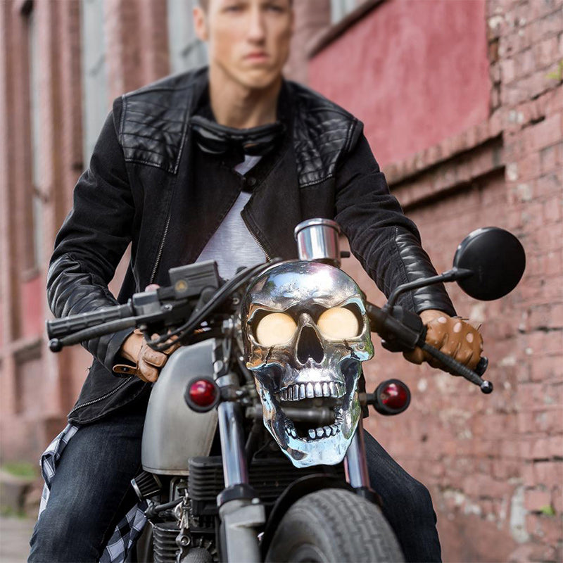 Motorcycle Skull LED Headlight