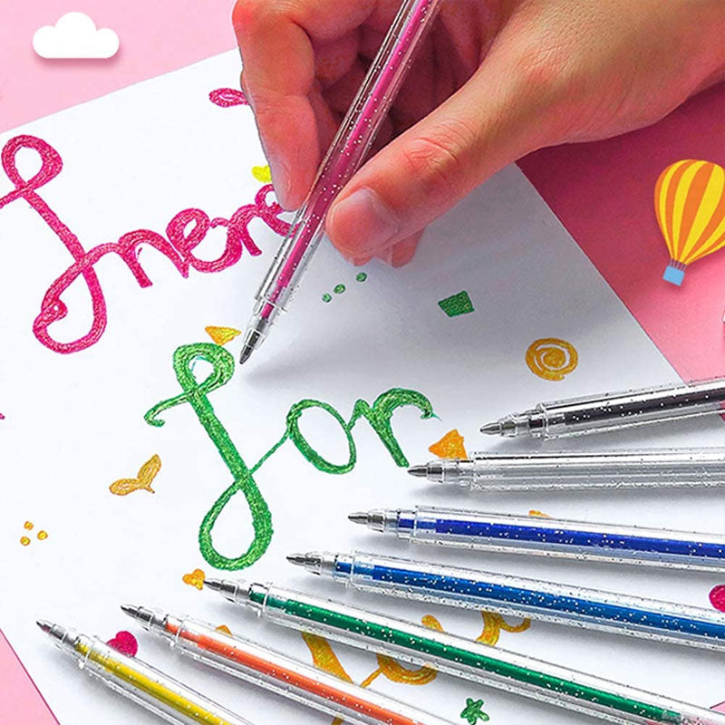 Metallic Color Flash Gel Pen