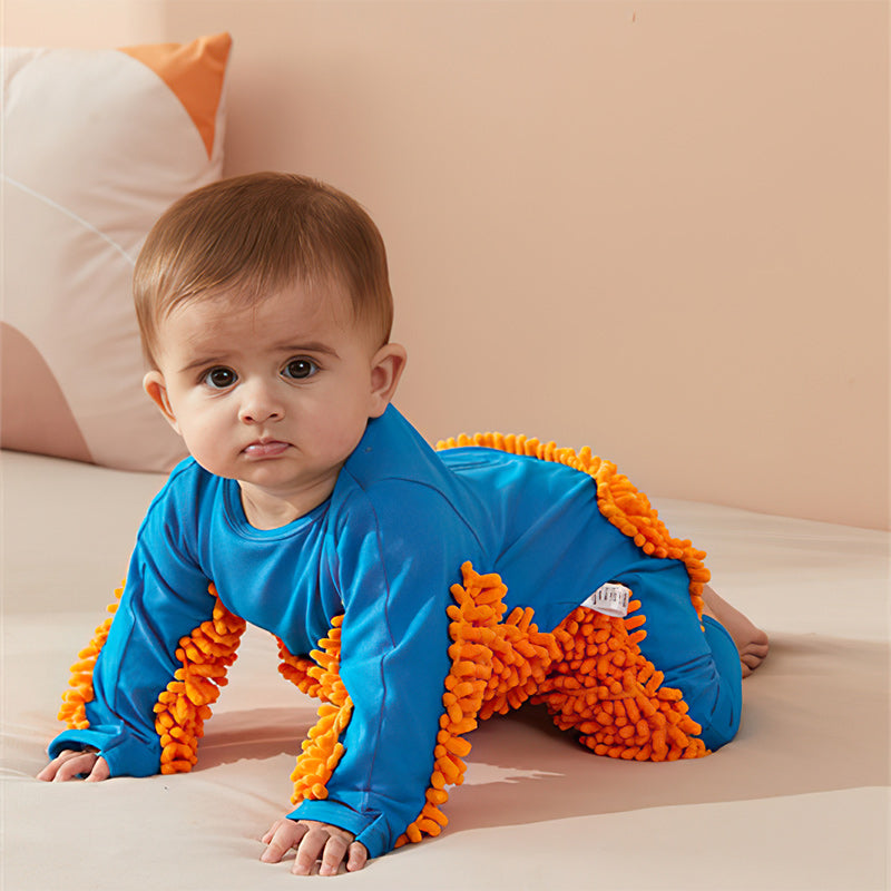 Baby Mop - The Onesie That Cleans Your Floors.