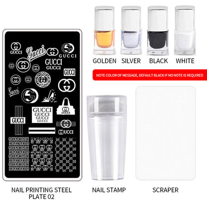 Nail Stamping Plates Set