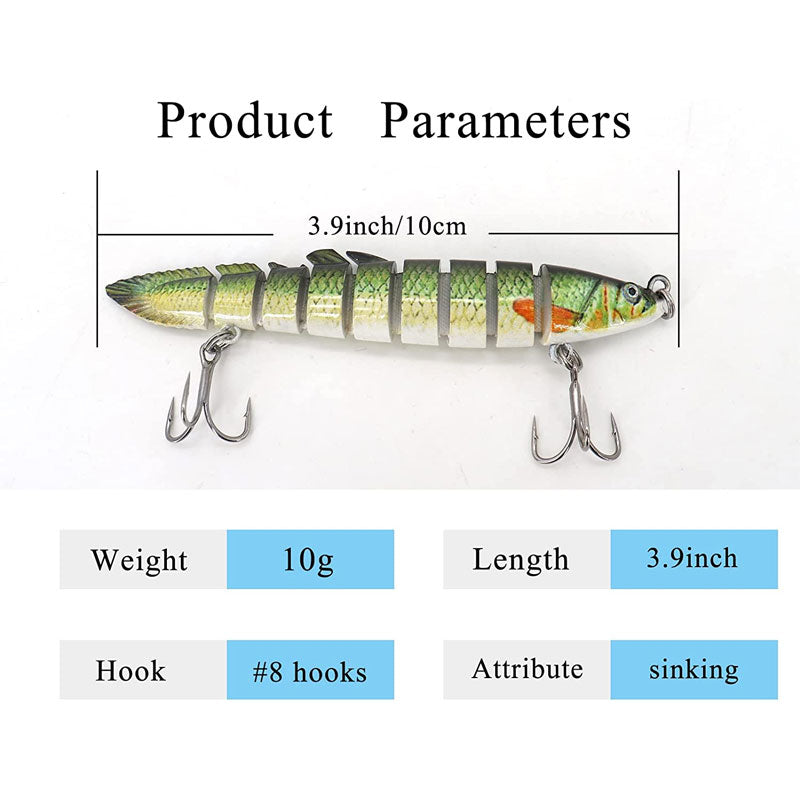 Bionic Nine-segment Loach Far-reaching Lure
