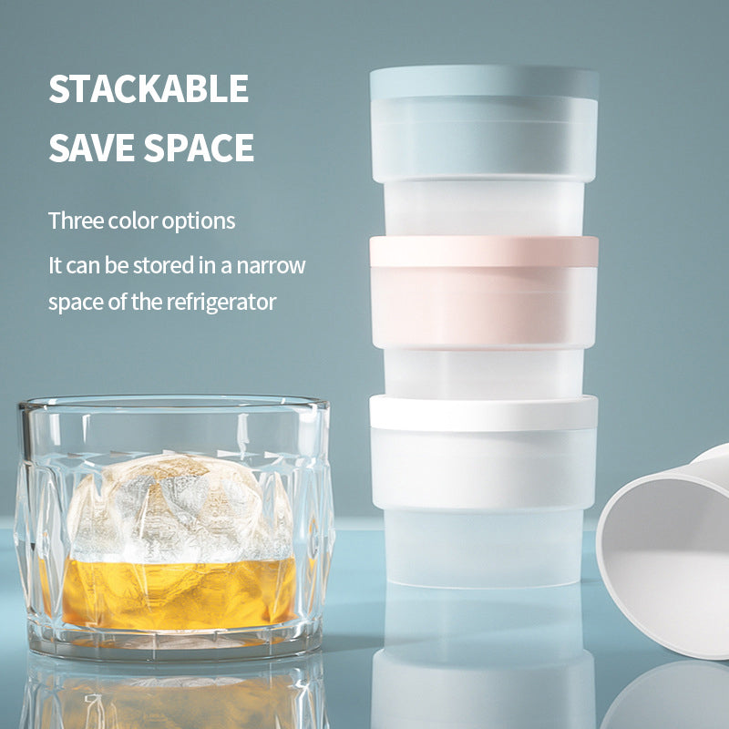 Round Silicone Ice Cube Mold