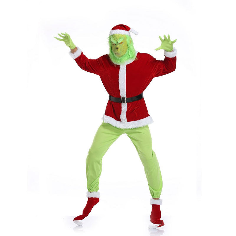 Christmas Grinch Santa Costume