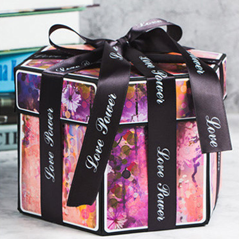 DIY Explosion Gift Box for Handmade Photo Album